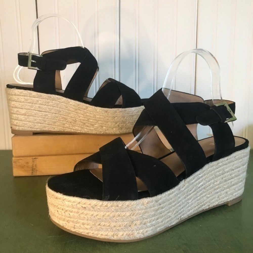 Joie NWT GAELYN Suede Espadrille Platforms